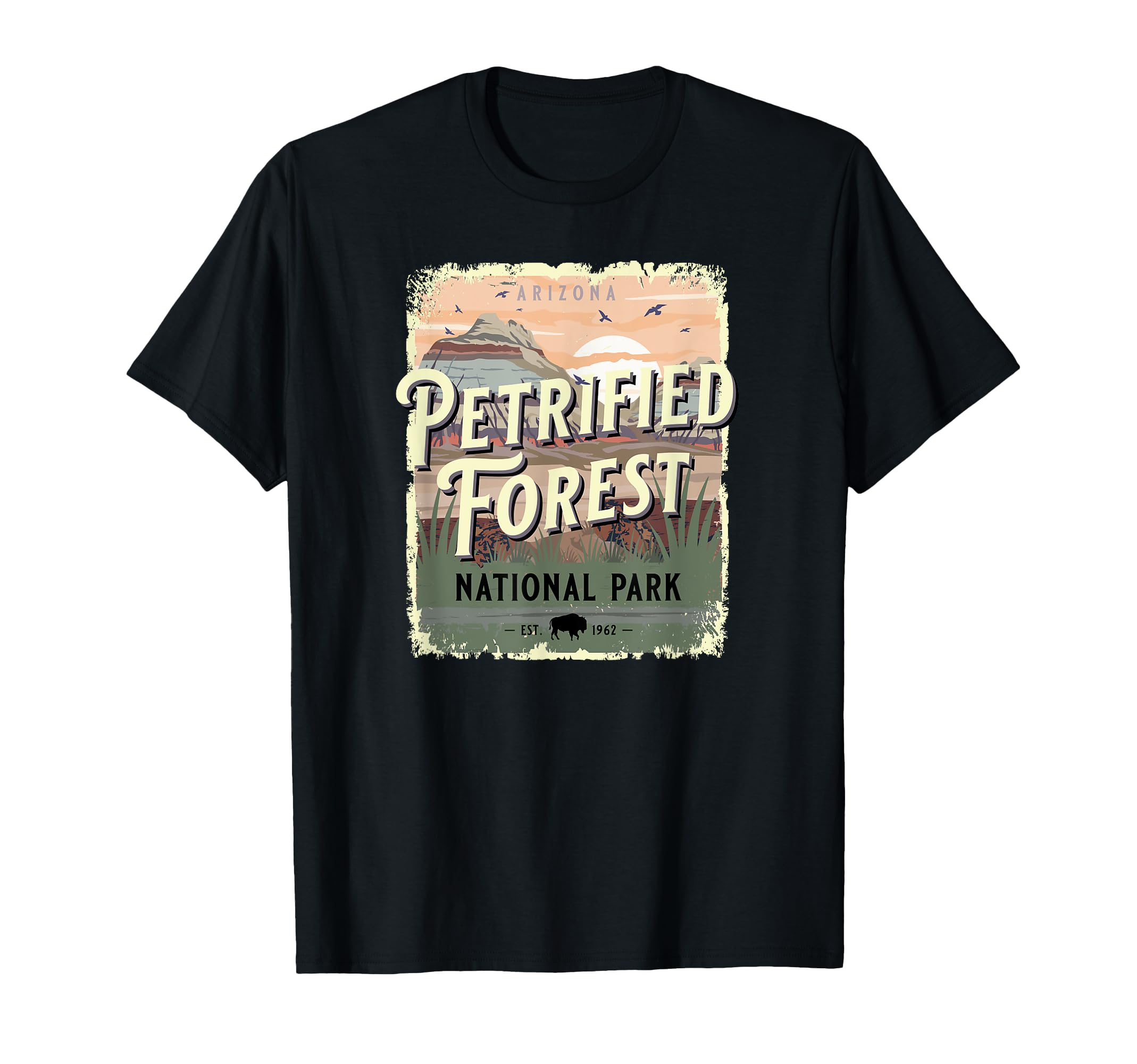 Petrified Forest National Park Arizona T-Shirt - Custom Art Print Unisex - T-Shirt, Sweatshirt, Hoodie