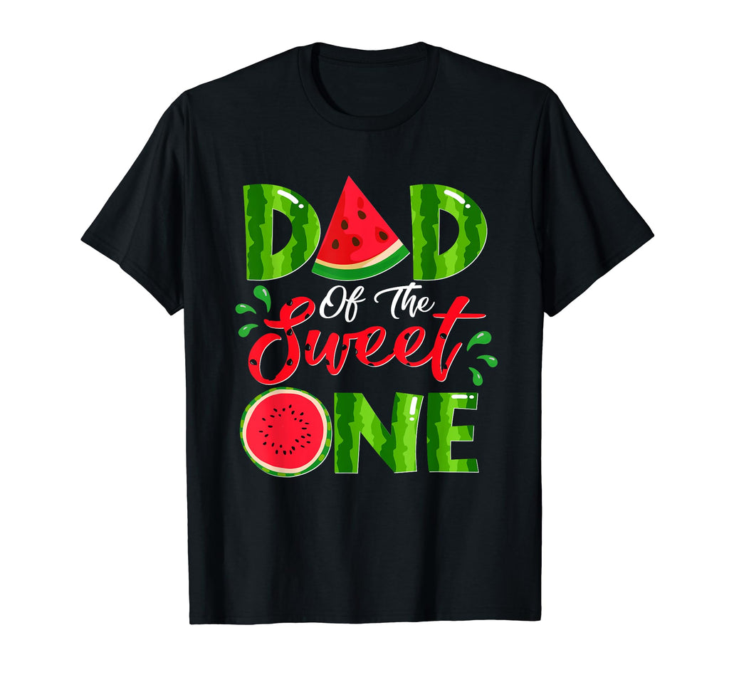 Dad Sweet One Birthday Watermelon T-Shirt - Aesthetic Graphic Men Women - T-Shirt, Sweatshirt, Hoodie
