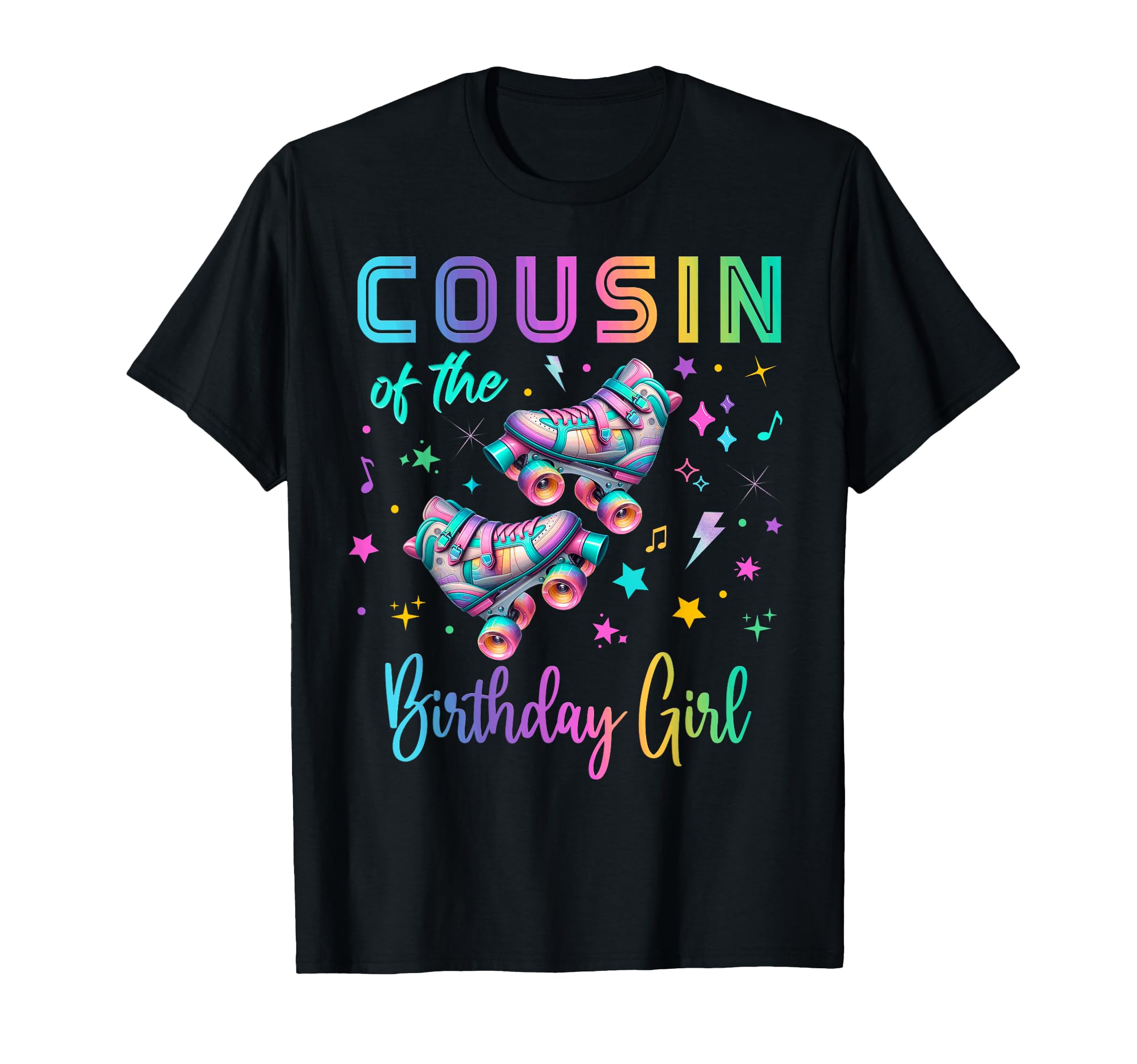 Roller Skates Birthday Outfit T-Shirt - Unique Graphic Unisex - T-Shirt, Sweatshirt, Hoodie