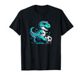 Funny T Rex Dinosaur Soccer Player T-Shirt - Novelty Apparel for Adults - T-Shirt, Sweatshirt, Hoodie