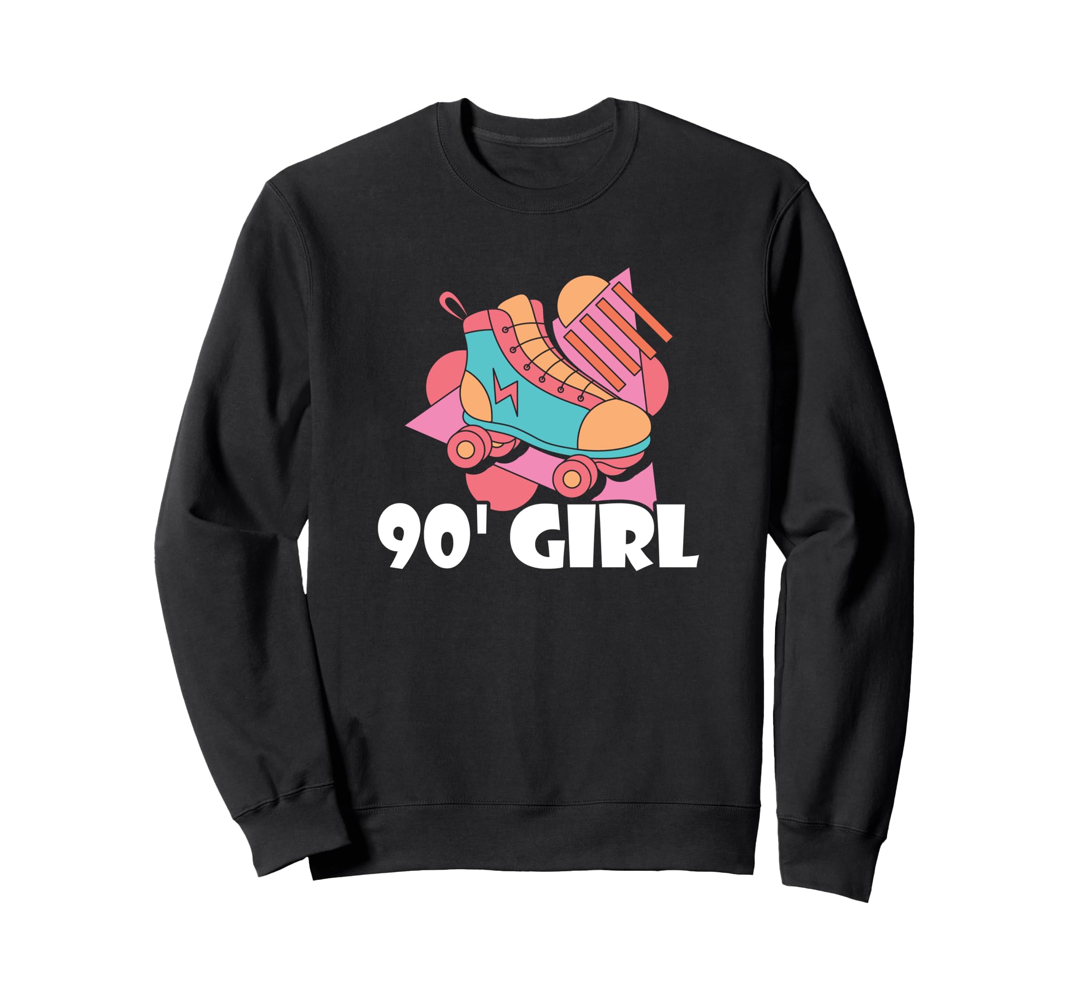 90 Roller Skates Nostalgia Sweatshirt - Trendy Graphic for Adults - T-Shirt, Sweatshirt, Hoodie