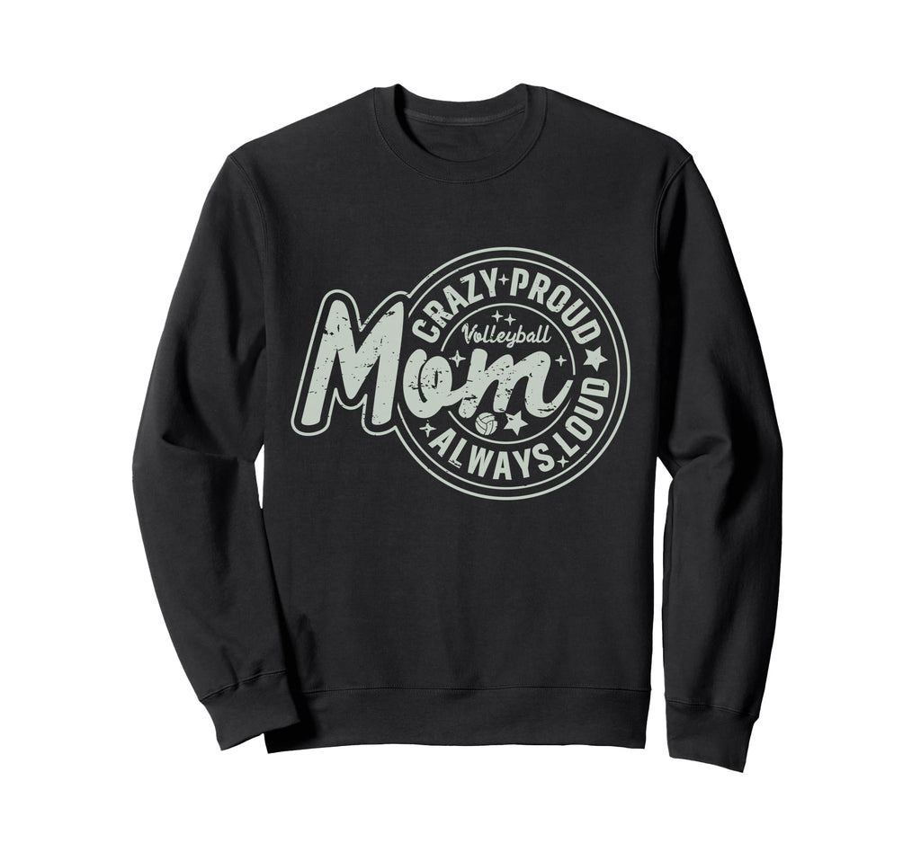 Volleyball Mom Coach Busy Raising Sweatshirt - Unique Graphic Unisex - T-Shirt, Sweatshirt, Hoodie