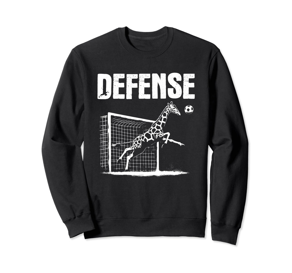Giraffe Goalie Soccer Goalkeeper Sweatshirt - Custom Art Print for Adults - T-Shirt, Sweatshirt, Hoodie