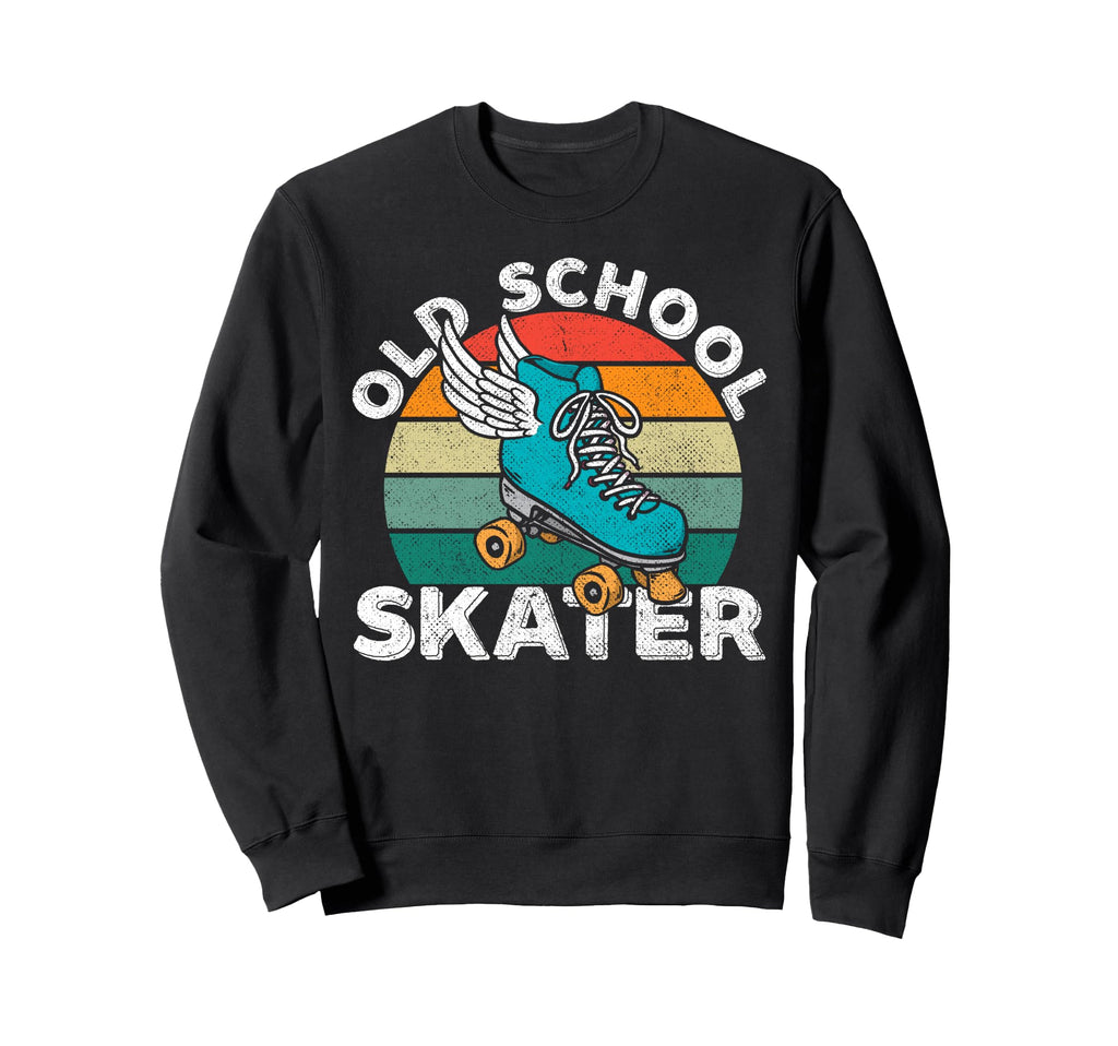 Roller Skating Skate 1970S Old Sweatshirt - Novelty Apparel Unisex - T-Shirt, Sweatshirt, Hoodie