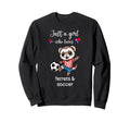 Ferret Soccer Ferret Soccer Sweatshirt - Trendy Graphic Men Women - T-Shirt, Sweatshirt, Hoodie