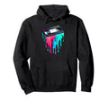 Dripping Paint Art Cassette Player Music Hoodie - Streetwear Style Unisex - T-Shirt, Sweatshirt, Hoodie