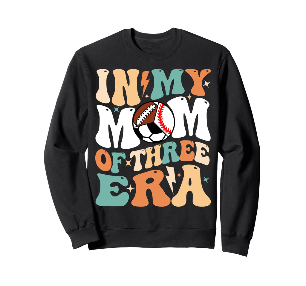 My Baseball Soccer Football Mom Sweatshirt - Minimalist Print for Adults - T-Shirt, Sweatshirt, Hoodie
