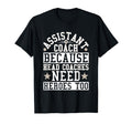Soccer Assistant Coach Head Coaches T-Shirt - Custom Art Print for Adults - T-Shirt, Sweatshirt, Hoodie