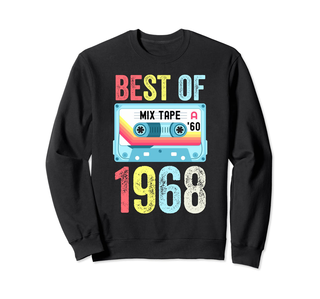 Best 1968 Cassette Tape Sweatshirt - Graphic Print for Adults - T-Shirt, Sweatshirt, Hoodie
