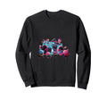 Anime Dance Party Boombox Hiphop Old Sweatshirt - Minimalist Print Unisex - T-Shirt, Sweatshirt, Hoodie