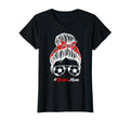 Soccer Mom Messy Bun Hair Soccer T-Shirt - Trendy Graphic for Adults - T-Shirt, Sweatshirt, Hoodie