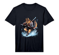 Hockey German Shepherd Ice Hockey T-Shirt - Custom Art Print for Adults - T-Shirt, Sweatshirt, Hoodie