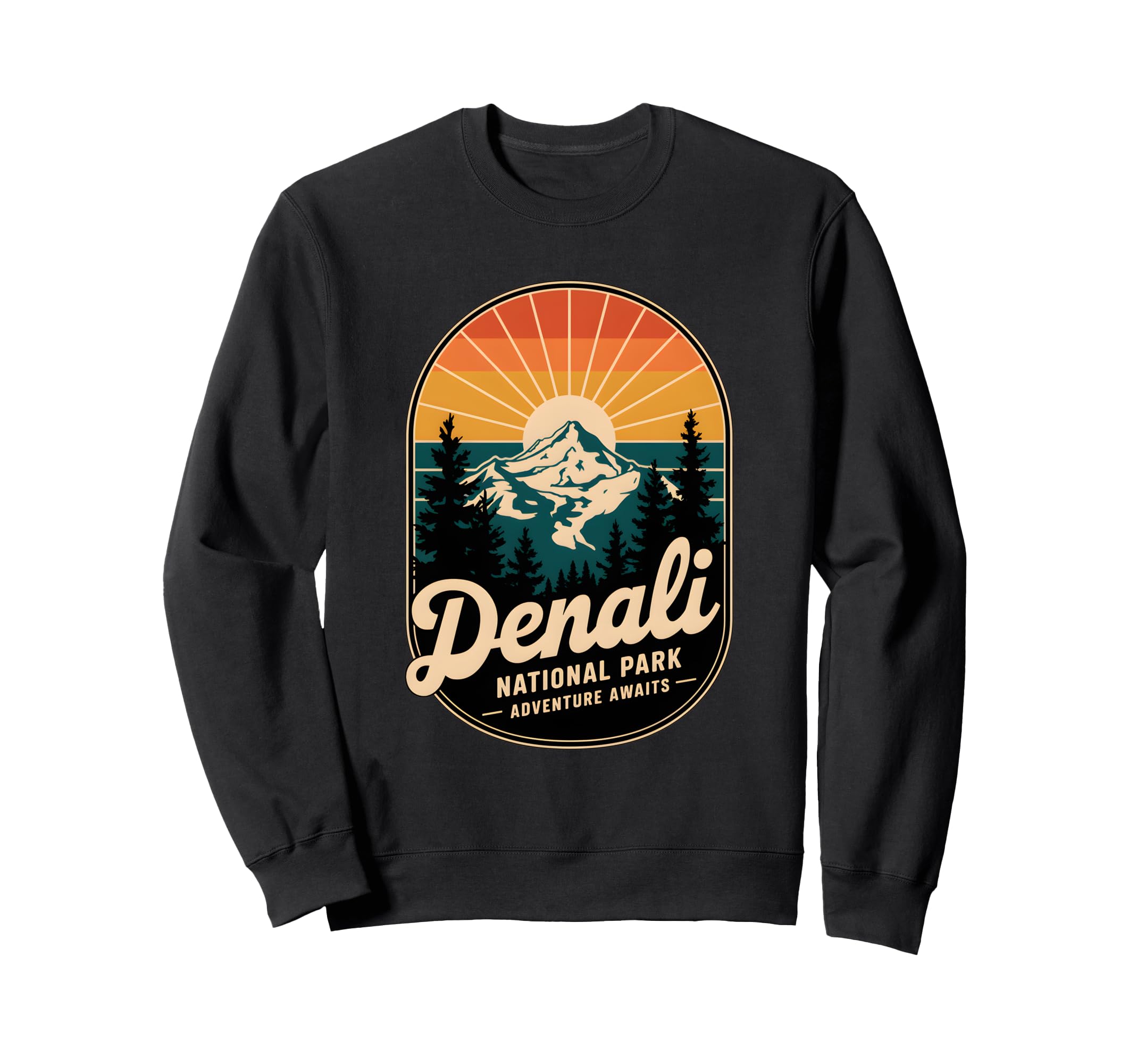 Denali National Park Adventure Sweatshirt - Custom Art Print for Adults - T-Shirt, Sweatshirt, Hoodie