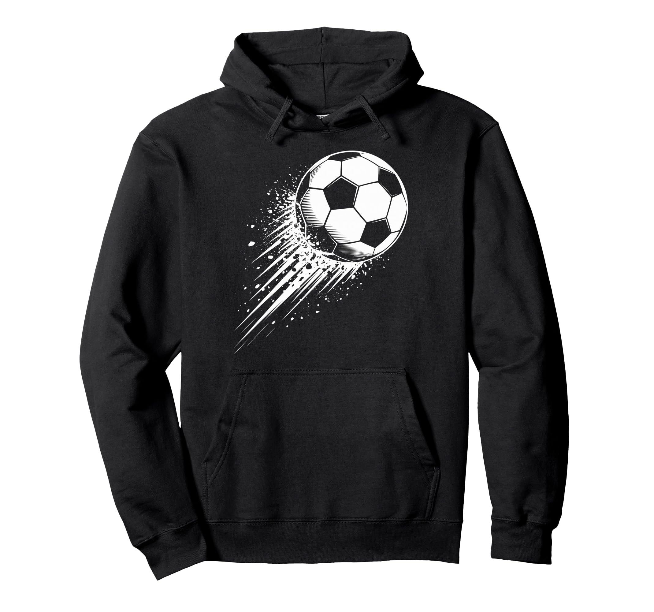 Splash Art Soccer Football Ball Soccer Hoodie - Graphic Print Unisex - T-Shirt, Sweatshirt, Hoodie