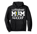 Volleyball Soccer Mom Ballers Soccer Hoodie - Minimalist Print for Adults - T-Shirt, Sweatshirt, Hoodie
