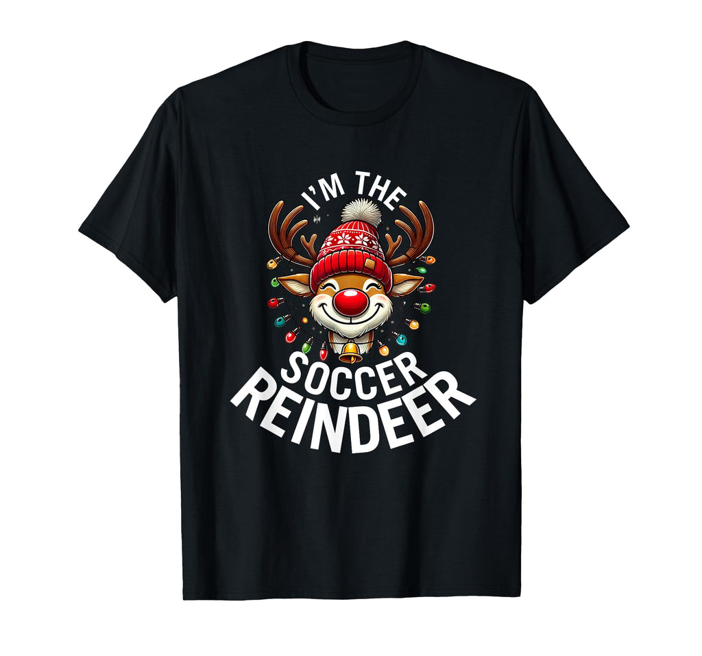 Soccer Reindeer Family Matching Group T-Shirt - Unique Graphic Men Women - T-Shirt, Sweatshirt, Hoodie