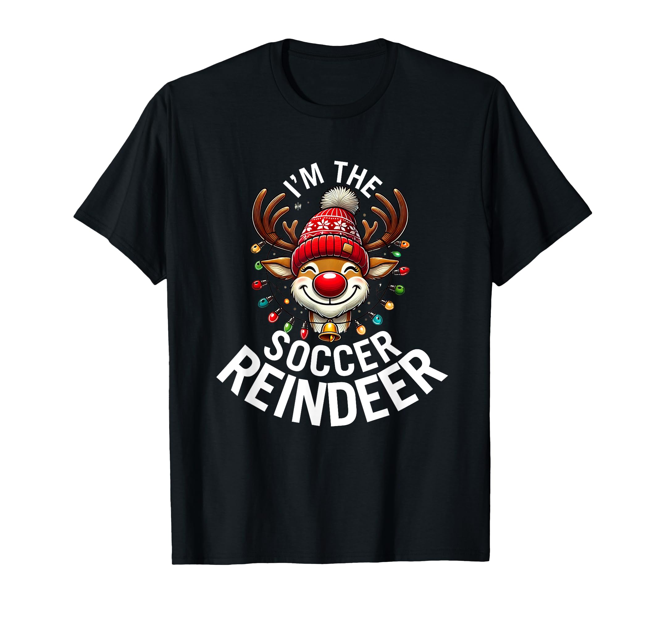 Soccer Reindeer Family Matching Group T-Shirt - Unique Graphic Men Women - T-Shirt, Sweatshirt, Hoodie