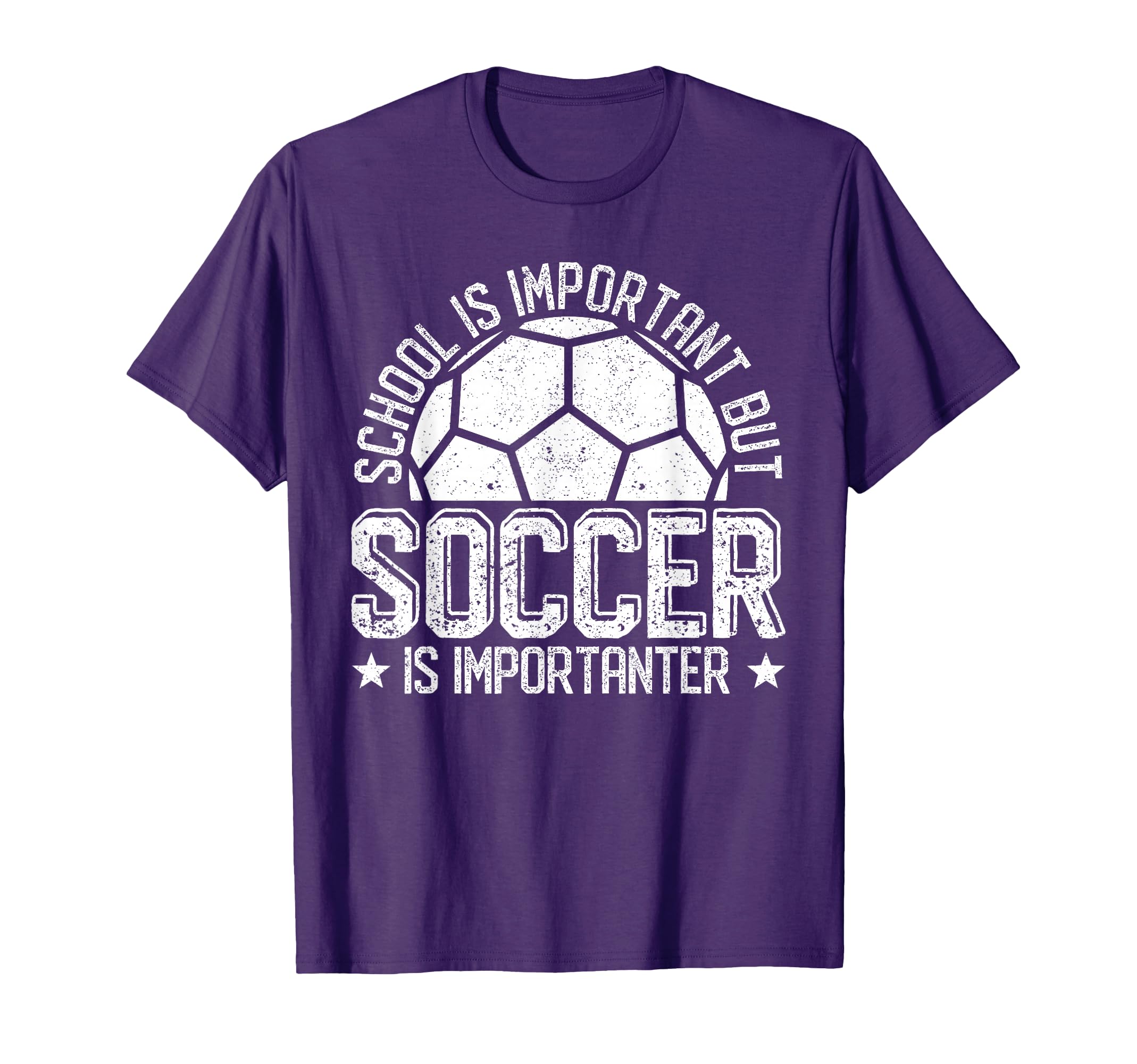 School Is Important But Soccer Is T-Shirt - Custom Art Print Unisex - T-Shirt, Sweatshirt, Hoodie