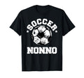 Soccer Nonno Soccer Ball Distressed T-Shirt - Custom Art Print Men Women - T-Shirt, Sweatshirt, Hoodie