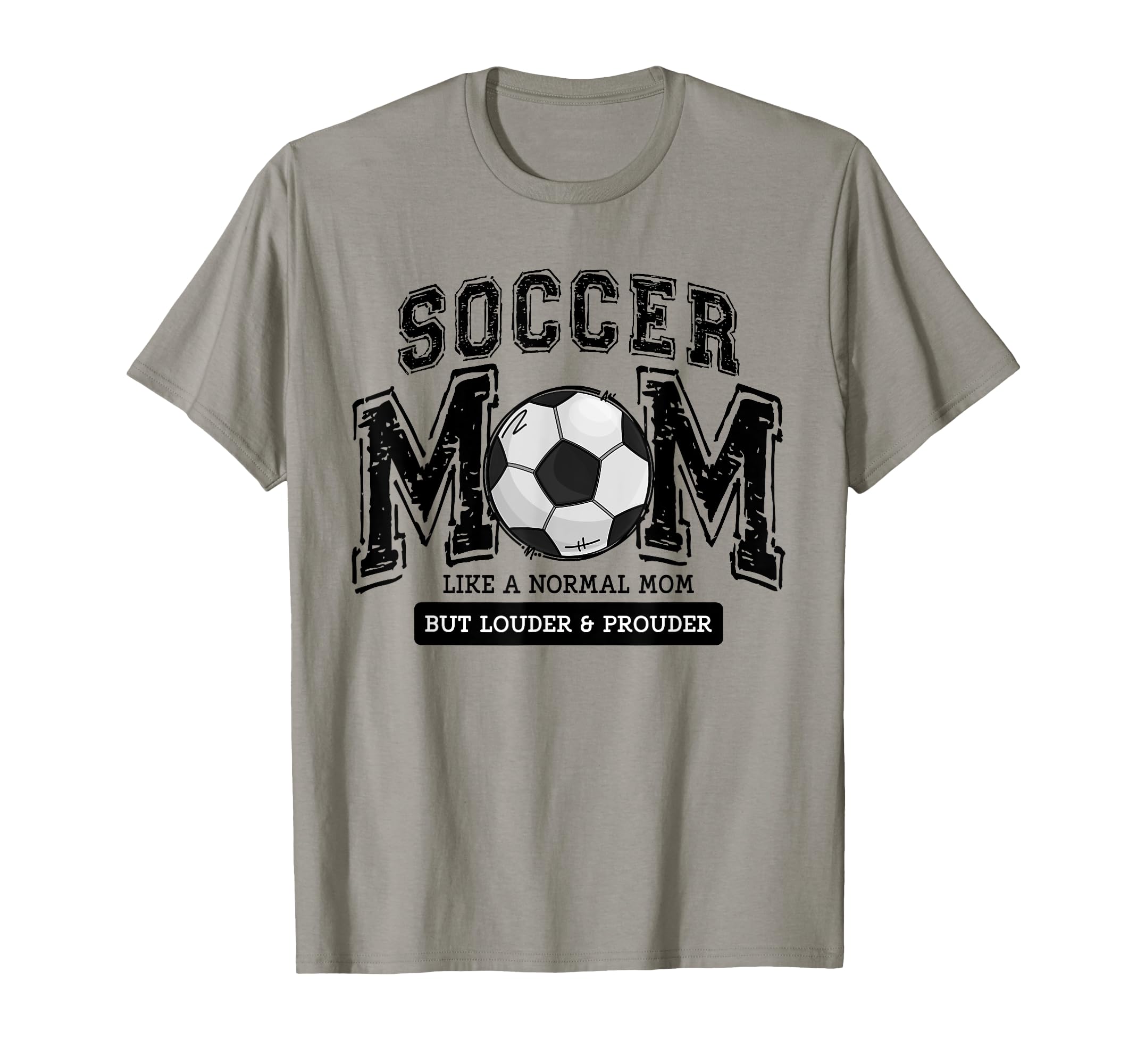 Soccer Mom Varsity Like Normal Mom T-Shirt - Novelty Apparel for Adults - T-Shirt, Sweatshirt, Hoodie