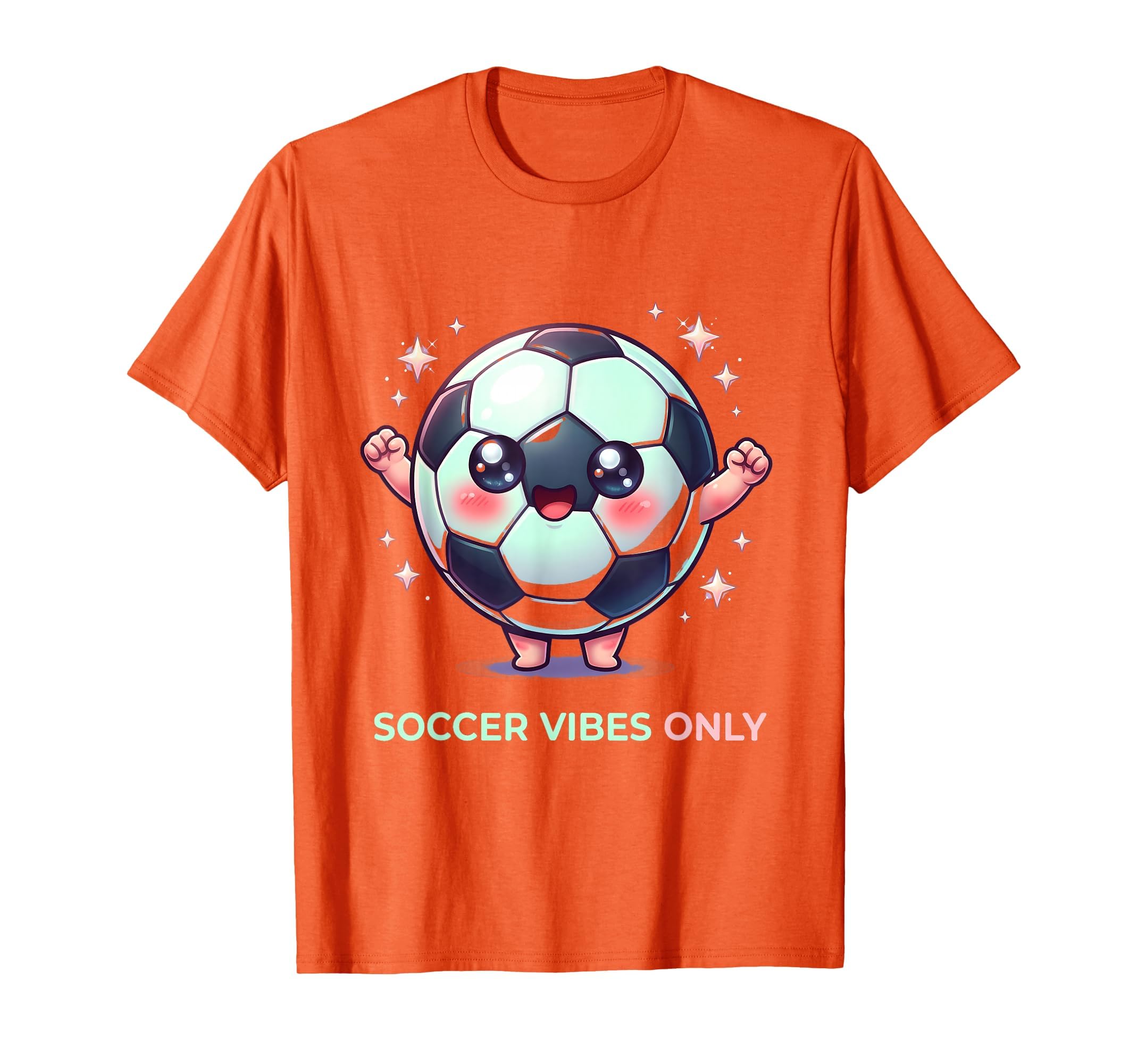 Soccer Vibes Only Bold T-Shirt - Novelty Apparel for Adults - T-Shirt, Sweatshirt, Hoodie