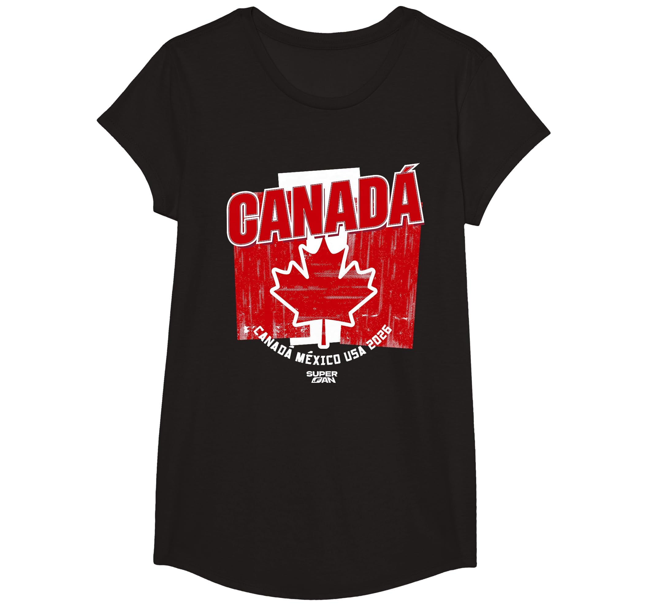 Superfan Canada National Pride Maple T-Shirt - Graphic Print for Adults - T-Shirt, Sweatshirt, Hoodie