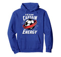 Team Captain Energy Soccer Hoodie - Minimalist Print Men Women - T-Shirt, Sweatshirt, Hoodie