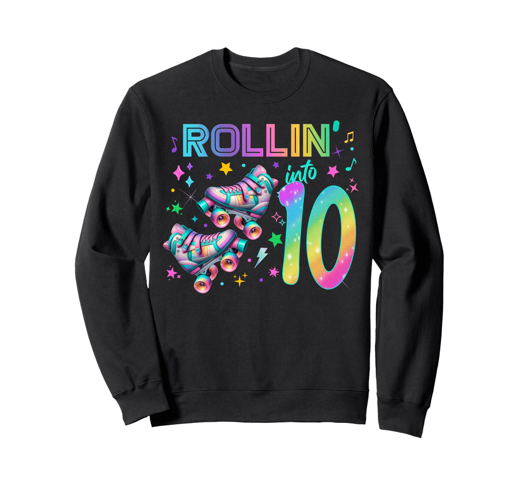 Roller Skates Birthday Outfit Sweatshirt - Fun Novelty Design Unisex - T-Shirt, Sweatshirt, Hoodie