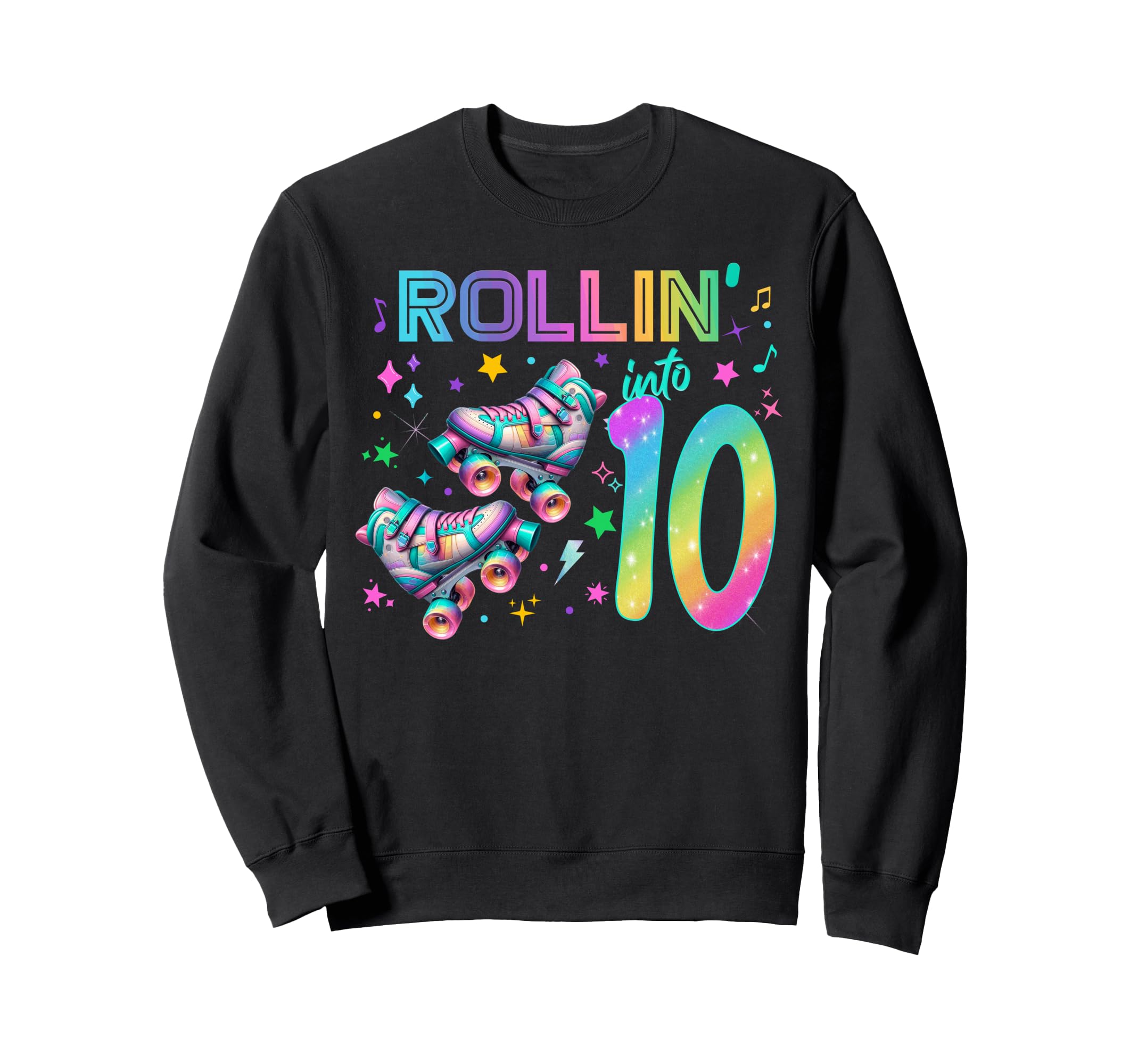 Roller Skates Birthday Outfit Sweatshirt - Fun Novelty Design Unisex - T-Shirt, Sweatshirt, Hoodie