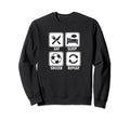 Eat Sleep Soccer Repeat Soccer Player Sweatshirt - Streetwear Style Unisex - T-Shirt, Sweatshirt, Hoodie