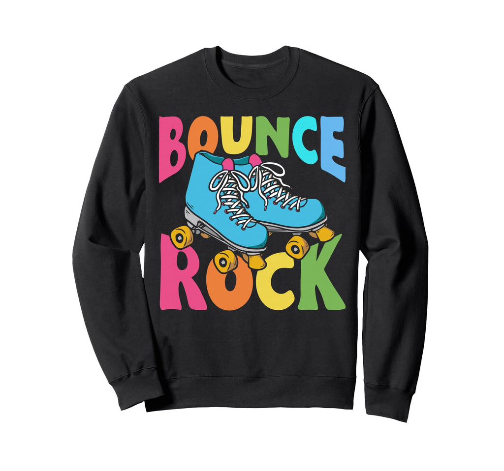 Roller Skating Skate 1970S Bounce Rock Sweatshirt - Minimalist Print Unisex - T-Shirt, Sweatshirt, Hoodie