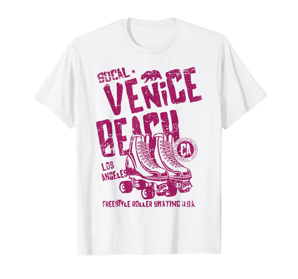 Venice Beach California Roller T-Shirt - Casual Everyday Wear for Adults - T-Shirt, Sweatshirt, Hoodie