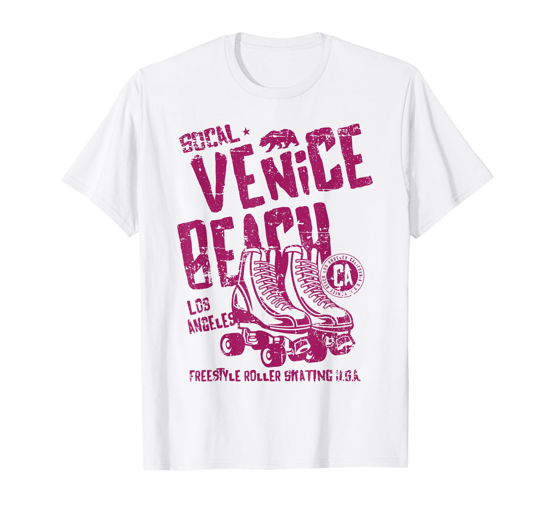 Venice Beach California Roller T-Shirt - Casual Everyday Wear for Adults - T-Shirt, Sweatshirt, Hoodie