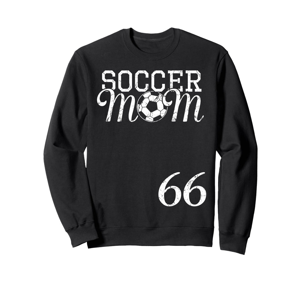 Soccer Mom Jersey Number 66 Sweatshirt - Aesthetic Graphic Men Women - T-Shirt, Sweatshirt, Hoodie