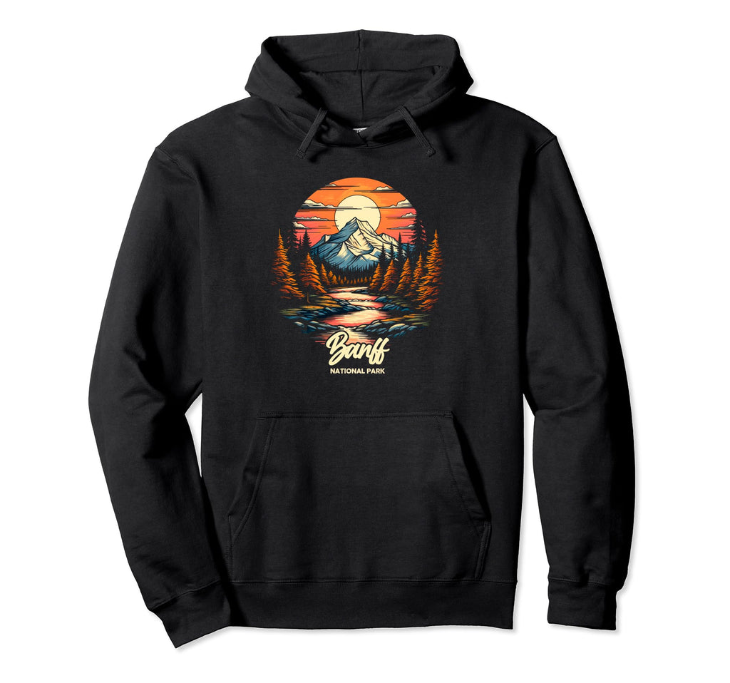 Banff Canadian National Park Souvenir Hoodie - Custom Art Print Men Women - T-Shirt, Sweatshirt, Hoodie