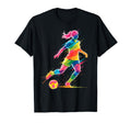 Colorful Funny Soccer Fan Dad Mom Game T-Shirt - Custom Art Print Unisex - T-Shirt, Sweatshirt, Hoodie