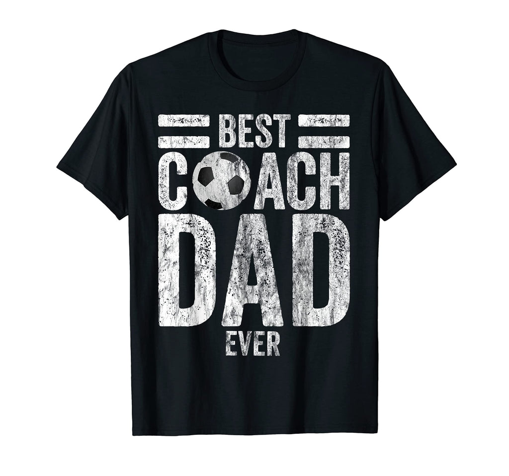 Dad Soccer Coach Best Coach Dad Ever T-Shirt - Minimalist Print Unisex - T-Shirt, Sweatshirt, Hoodie