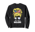 Busy Raising Ballers Volleyball And Sweatshirt - Graphic Print for Adults - T-Shirt, Sweatshirt, Hoodie