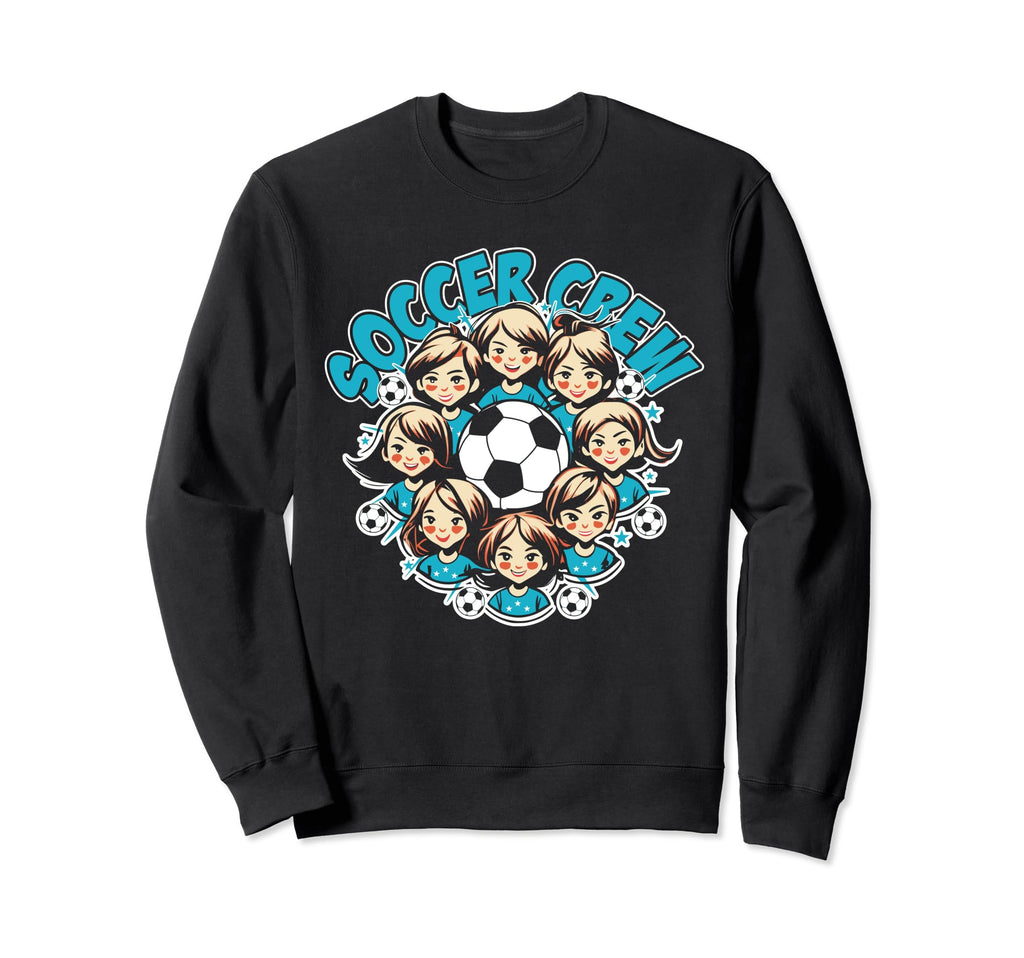 Soccer Ladies Crew Soccer Team Sweatshirt - Custom Art Print for Adults - T-Shirt, Sweatshirt, Hoodie