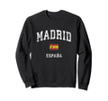 Madrid Spain Espana Athletic Sports Sweatshirt - Trendy Graphic Unisex - T-Shirt, Sweatshirt, Hoodie