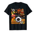 Turkey Playing Soccer Fall Pumpkins T-Shirt - Trendy Graphic for Adults - T-Shirt, Sweatshirt, Hoodie