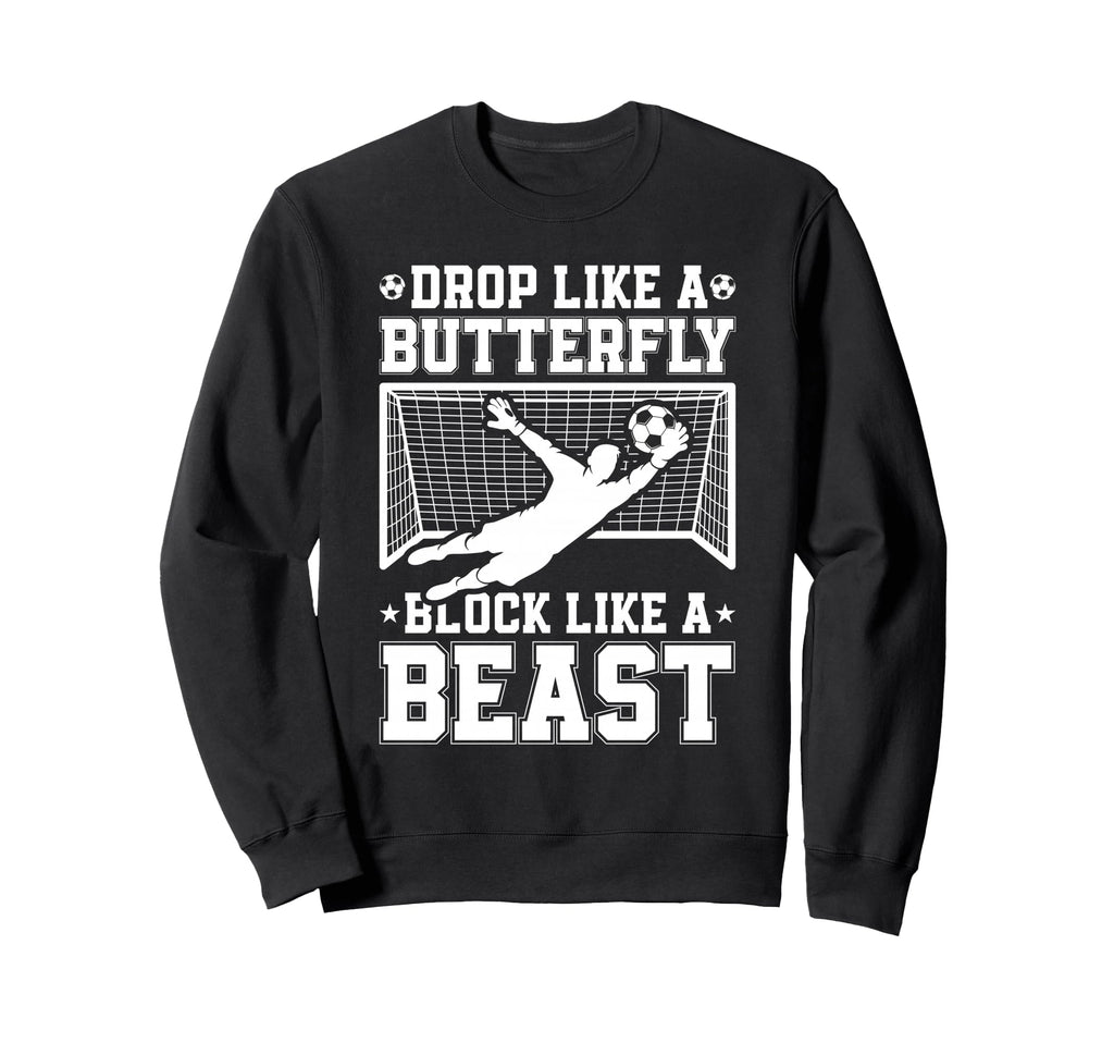Drop Like Butterfly Block Like Sweatshirt - Minimalist Print Men Women - T-Shirt, Sweatshirt, Hoodie