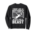 Drop Like Butterfly Block Like Sweatshirt - Minimalist Print Men Women - T-Shirt, Sweatshirt, Hoodie