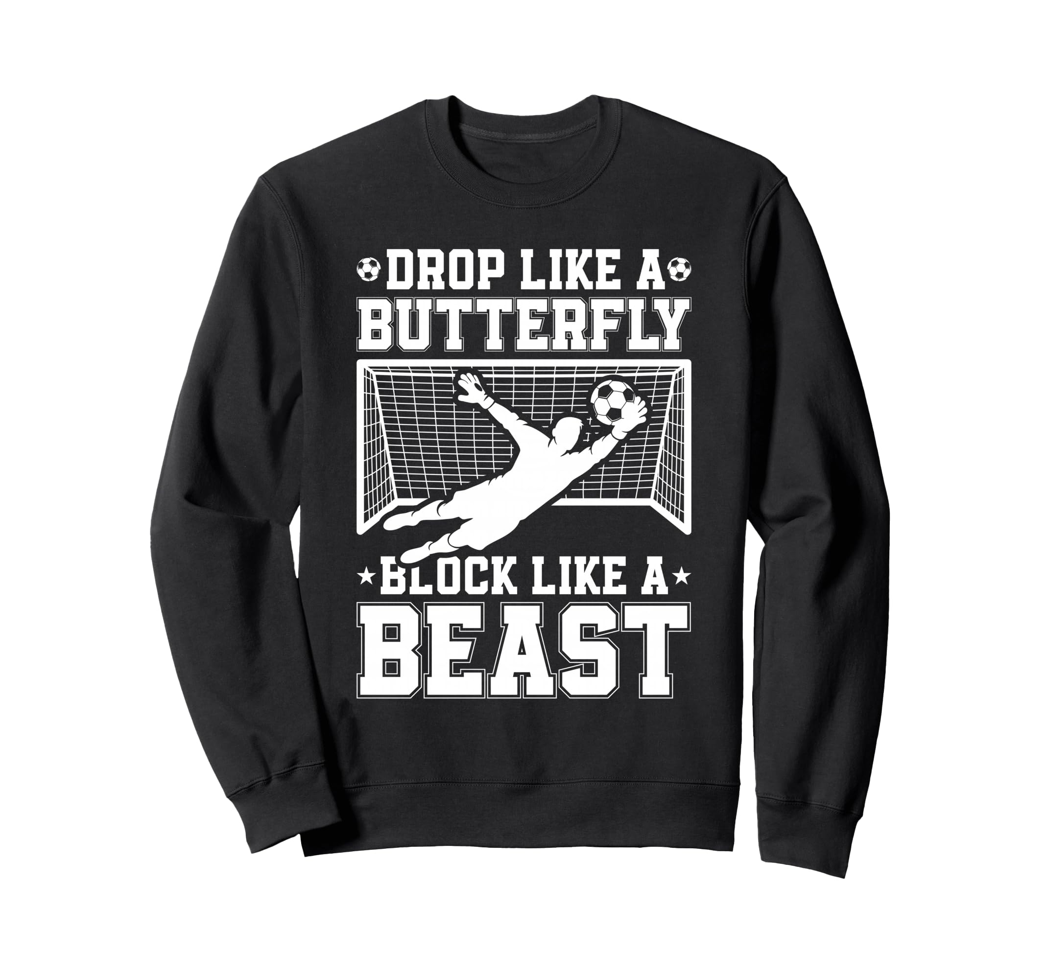 Drop Like Butterfly Block Like Sweatshirt - Minimalist Print Men Women - T-Shirt, Sweatshirt, Hoodie
