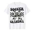 Soccer Grandma Funny Coquette Bow T-Shirt - Casual Everyday Wear Men Women - T-Shirt, Sweatshirt, Hoodie