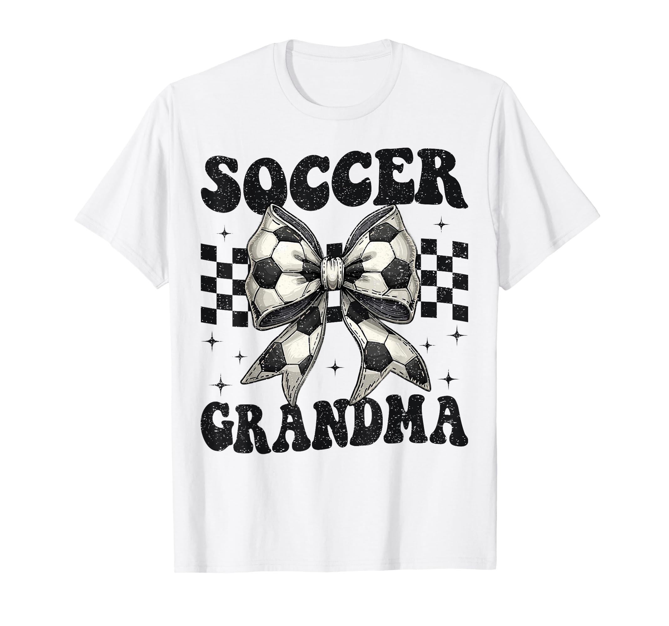 Soccer Grandma Funny Coquette Bow T-Shirt - Casual Everyday Wear Men Women - T-Shirt, Sweatshirt, Hoodie