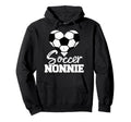 Soccer Nonnie Heart Funny Heartfelt Hoodie - Aesthetic Graphic Men Women - T-Shirt, Sweatshirt, Hoodie