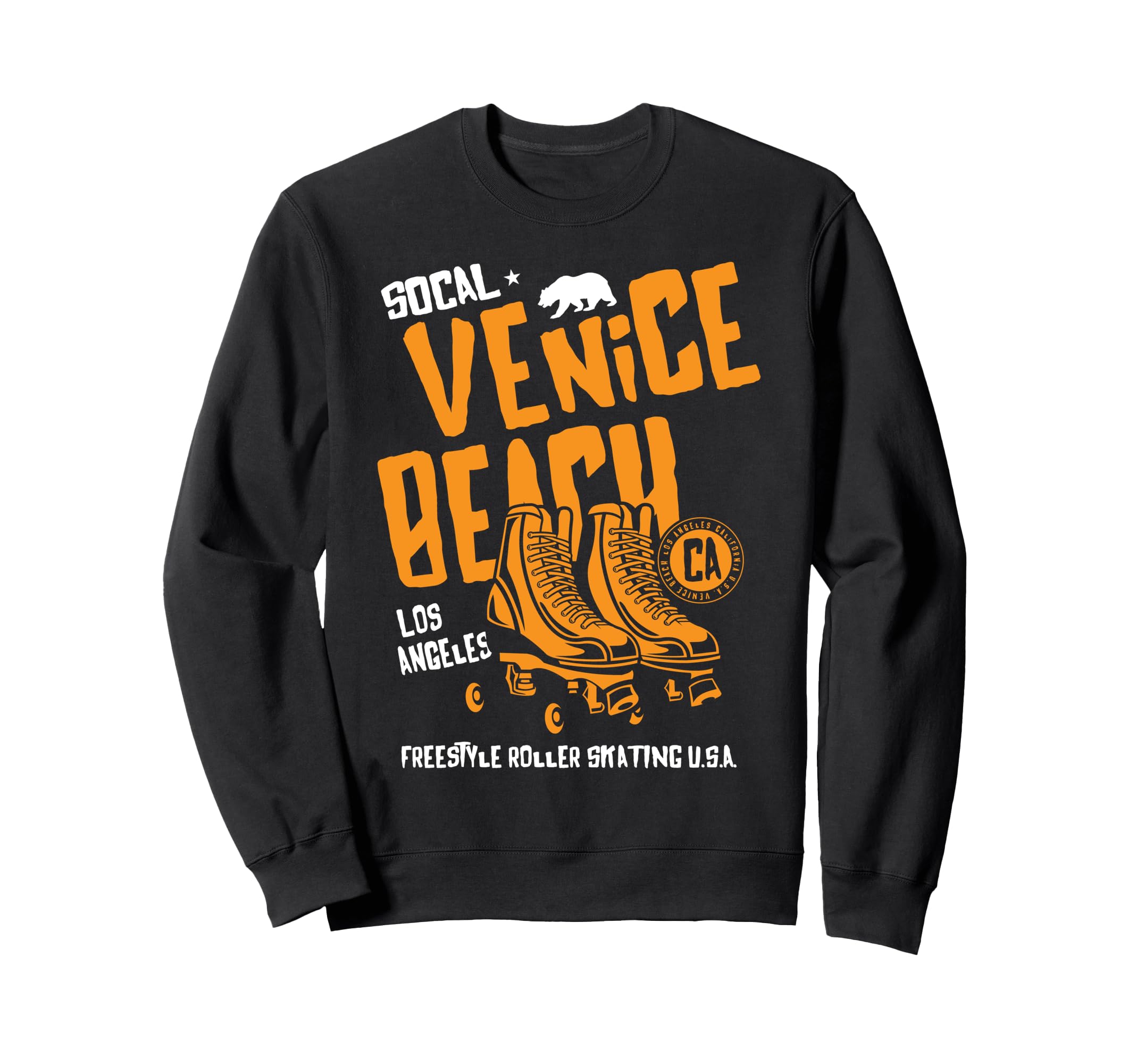 Venice Beach California Roller Sweatshirt - Novelty Apparel for Adults - T-Shirt, Sweatshirt, Hoodie