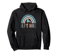 Roller Skating Rainbow Roller Skates Hoodie - Graphic Print for Adults - T-Shirt, Sweatshirt, Hoodie