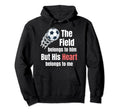 Field Belongs To Him But His Heart Belong Hoodie - Graphic Print Men Women - T-Shirt, Sweatshirt, Hoodie